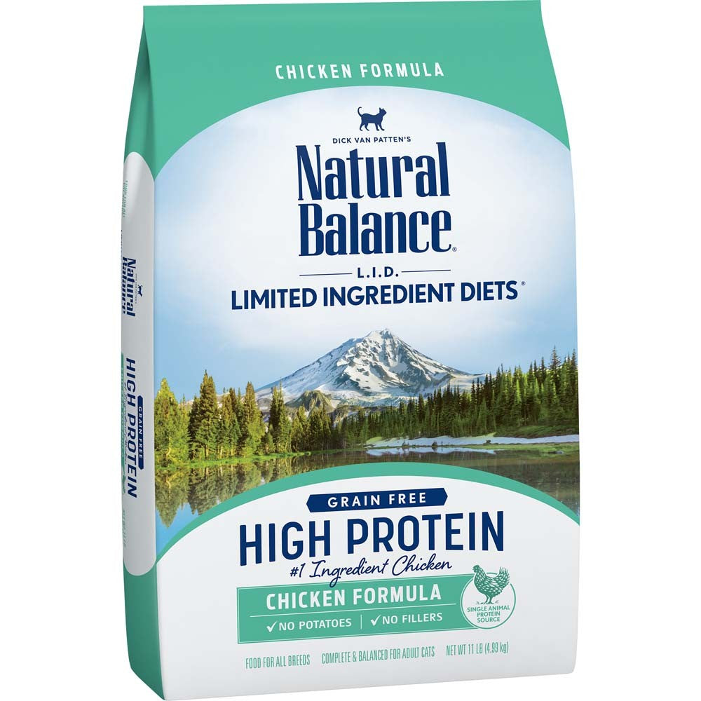 Natural Balance Pet Foods L.I.D. High Protein Dry Cat Food Chicken 1ea/11 lb