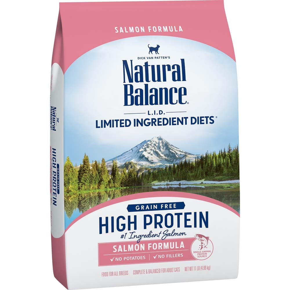 Natural Balance Pet Foods L.I.D. High Protein Dry Cat Food Salmon 1ea/11 lb