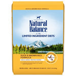 Natural Balance Pet Foods L.I.D. Adult Dry Dog Food Duck & Brown Rice 1ea/12 lb