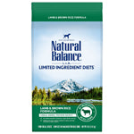 Natural Balance Pet Foods L.I.D. Adult Dry Dog Food Lamb & Brown Rice 1ea/4 lb