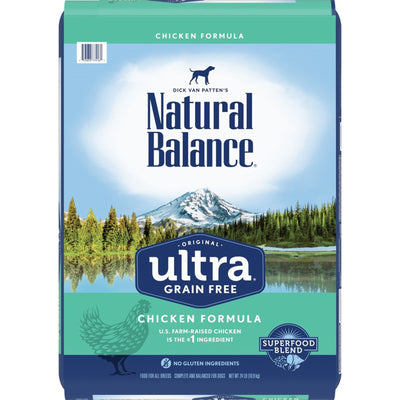 Natural Balance Pet Foods Ultra Grain Free Dry Dog Food Chicken 1ea/24 lb