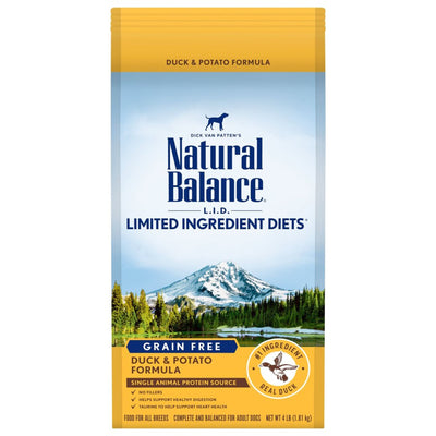 Natural Balance Pet Foods L.I.D. Adult Dry Dog Food Duck & Potato 1ea/4 lb