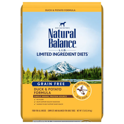 Natural Balance Pet Foods L.I.D. Adult Dry Dog Food Duck & Potato 1ea/12 lb