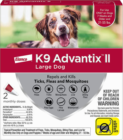 K9 Advantix Ii Dog Large Red 2-Pack (Case of 2)