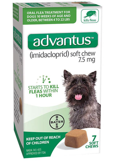 Advantus Dog Small 7.5Mg Soft Chew 7Ct.