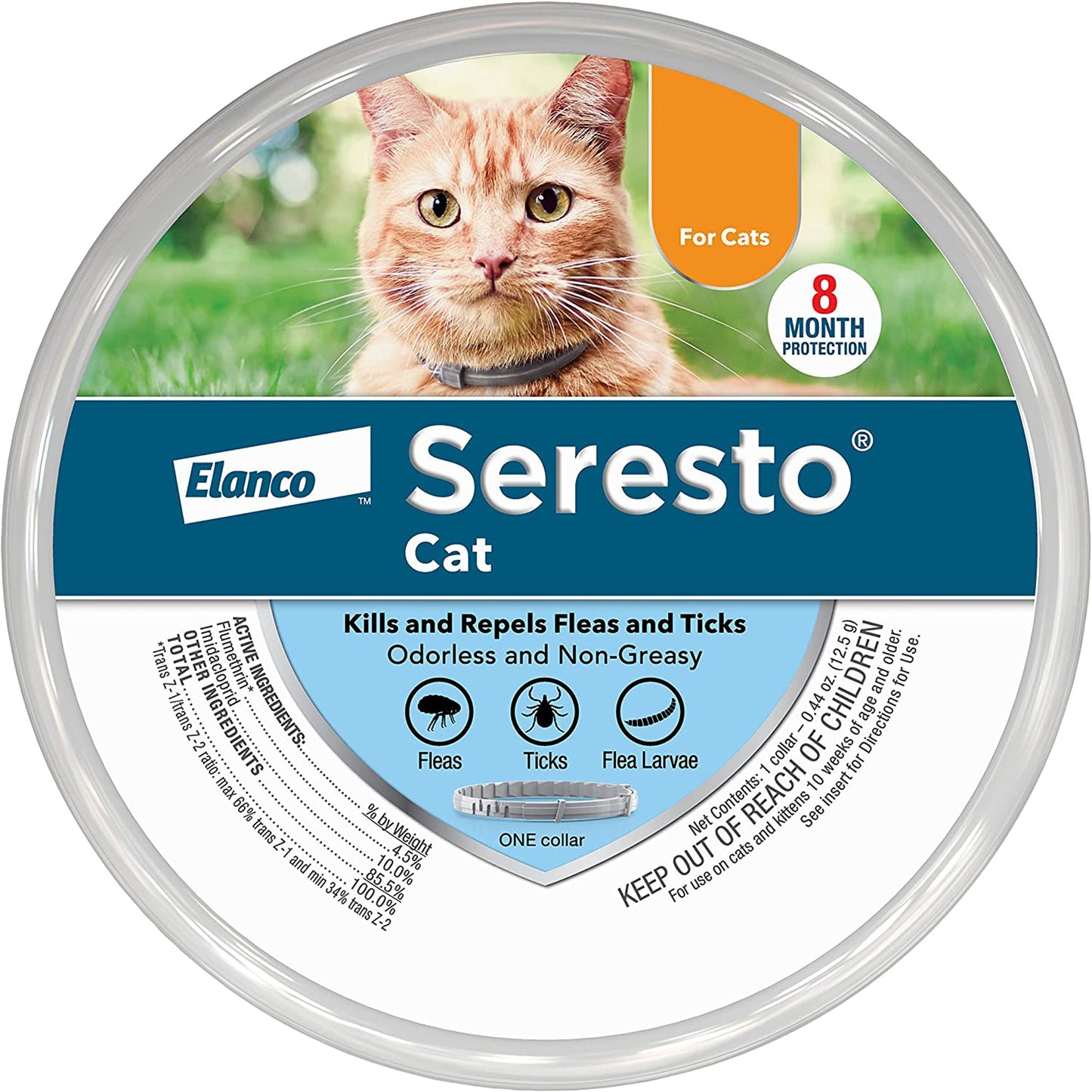 Bayer Cat Seretso Small 6-36 8 Month Collar (Case of 8)
