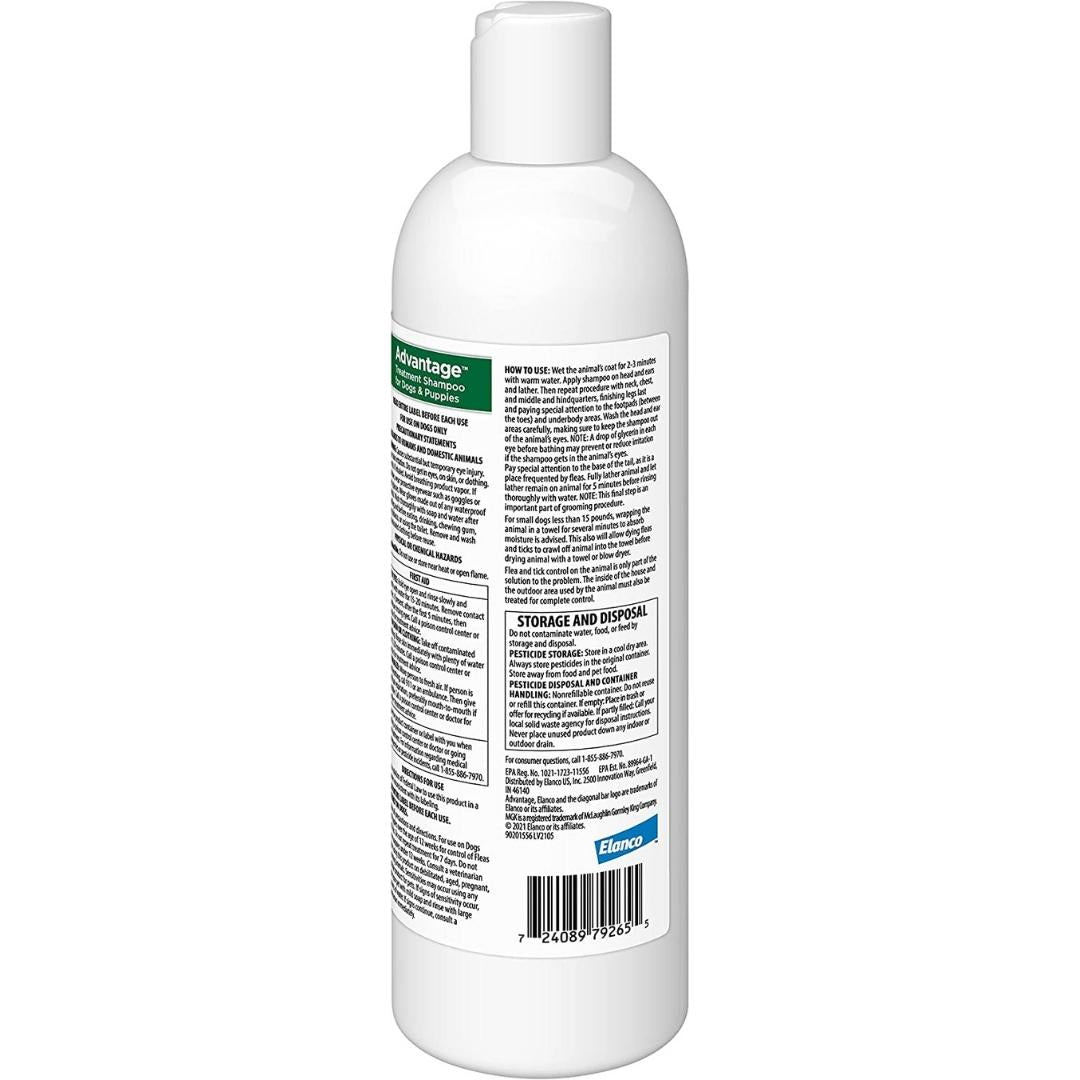 Advantage Dog Treatment Shampoo 12oz.