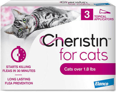 Cheristin Topical Squeeze-On Flea Treatment for Cats 1ea/3 pk