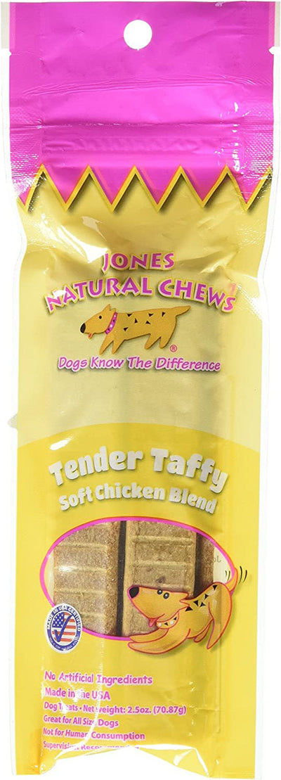 **Jones Tender Taffy Chicken 2.5Z/40 Count Zipper Bag