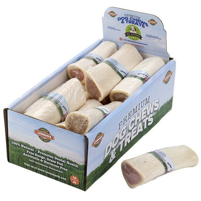 Lennox White Beef Bone Medium 3-4" Peanut Butter Display Box (Case of 25)