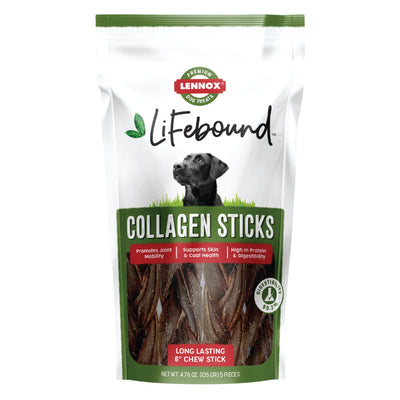 Lennox Lifebound Dog 6" 4.70oz. Collagen Sticks 5 Count