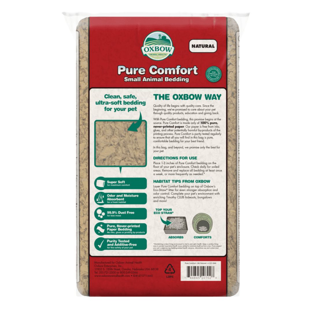 Oxbow Animal Health Pure Comfort Small Animal Bedding Natural 1ea/56 l