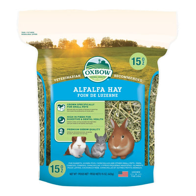 Oxbow Animal Health Alfalfa Hay Small Animal Treat 1ea/15 oz