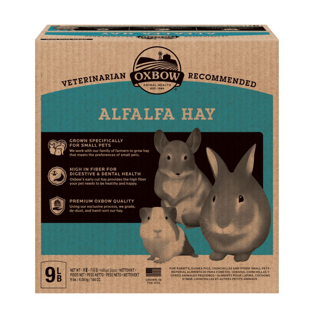 Oxbow Animal Health Alfalfa Hay Small Animal Treat 1ea/9 lb