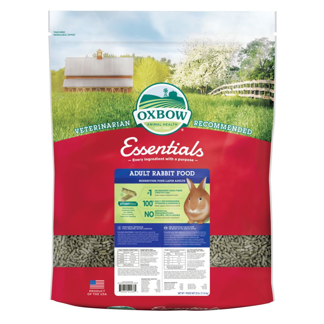 Oxbow Animal Health Essentials Adult Rabbit Food 1ea/25 lb