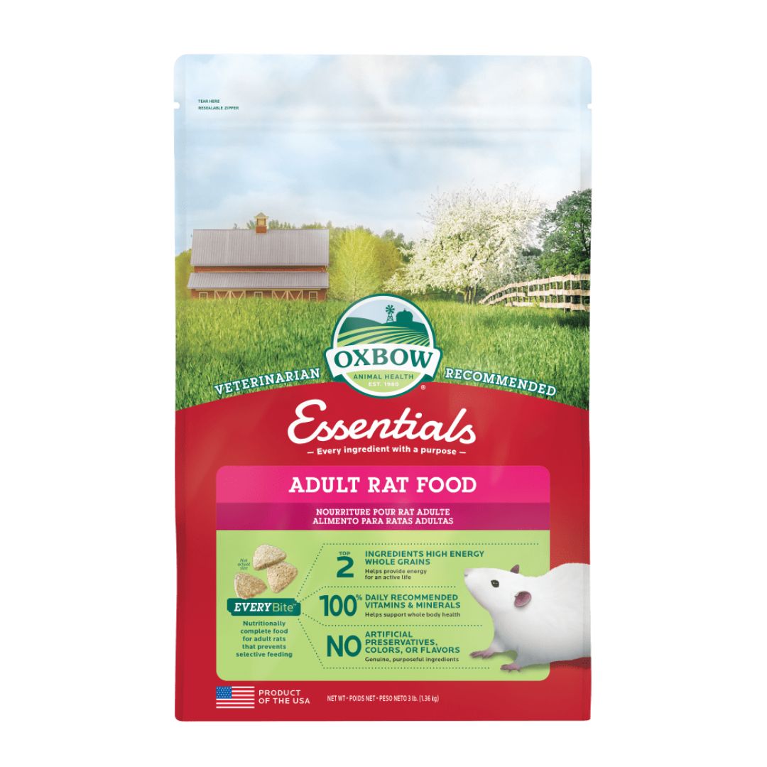 Oxbow Animal Health Essentials Adult Rat Food 1ea/3 lb
