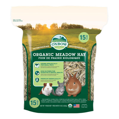 Oxbow Animal Health Organic Meadow Hay Small Animal Treat 1ea/15 oz