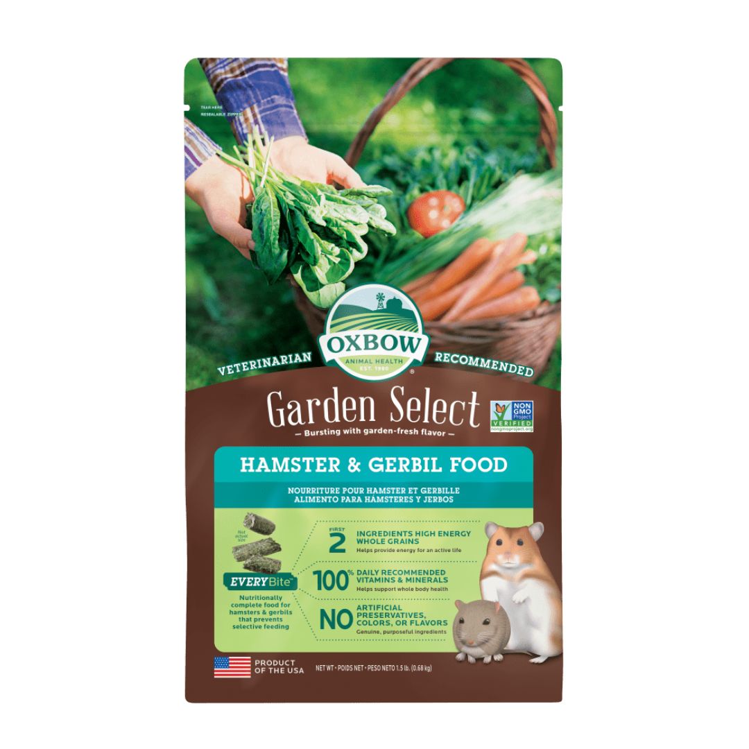 Oxbow Animal Health Garden Select Hamster & Gerbil Food 1ea/1.5 lb