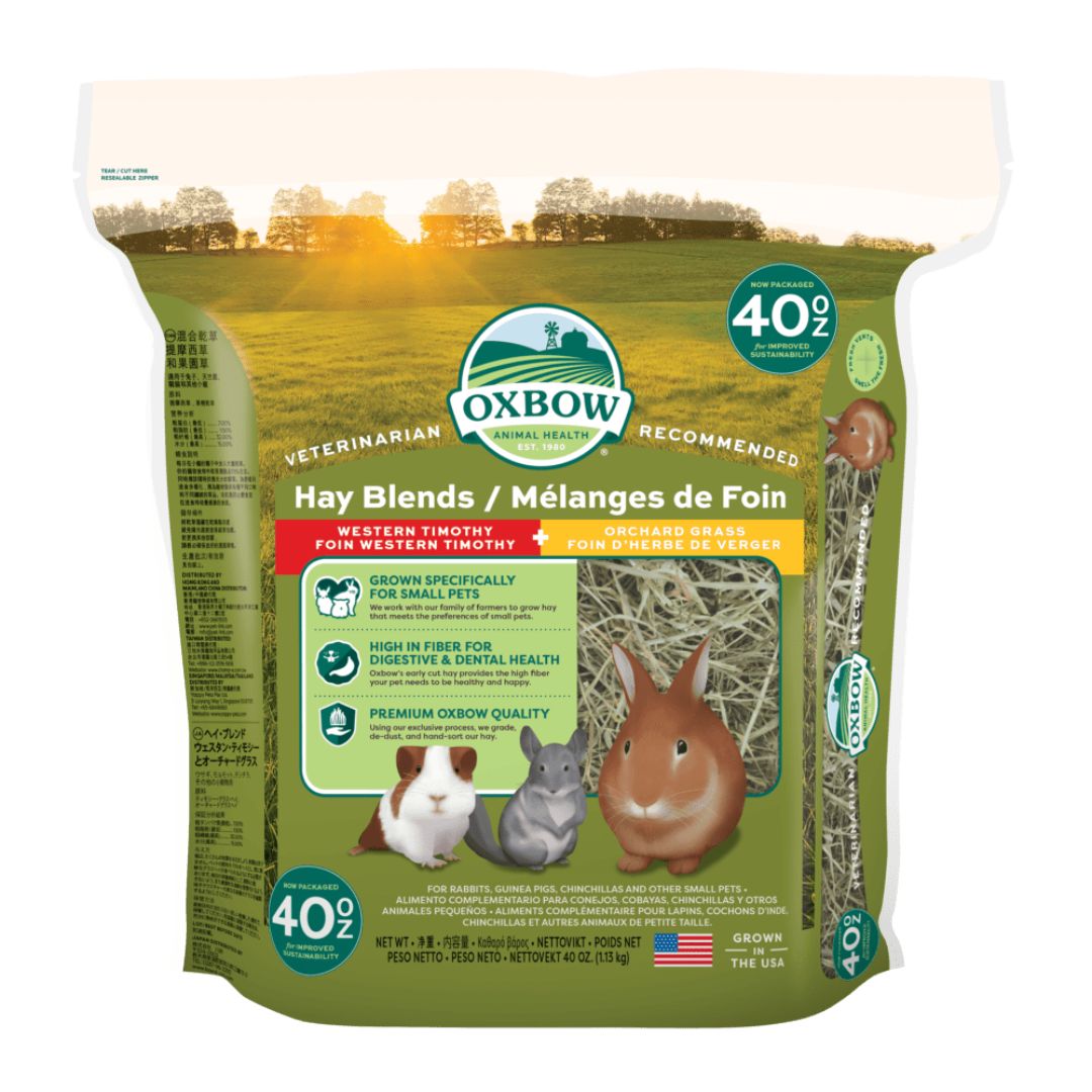 Oxbow Animal Health Hay Blends Western Timothy & Orchard Grass Hay Blends 1ea/40 oz