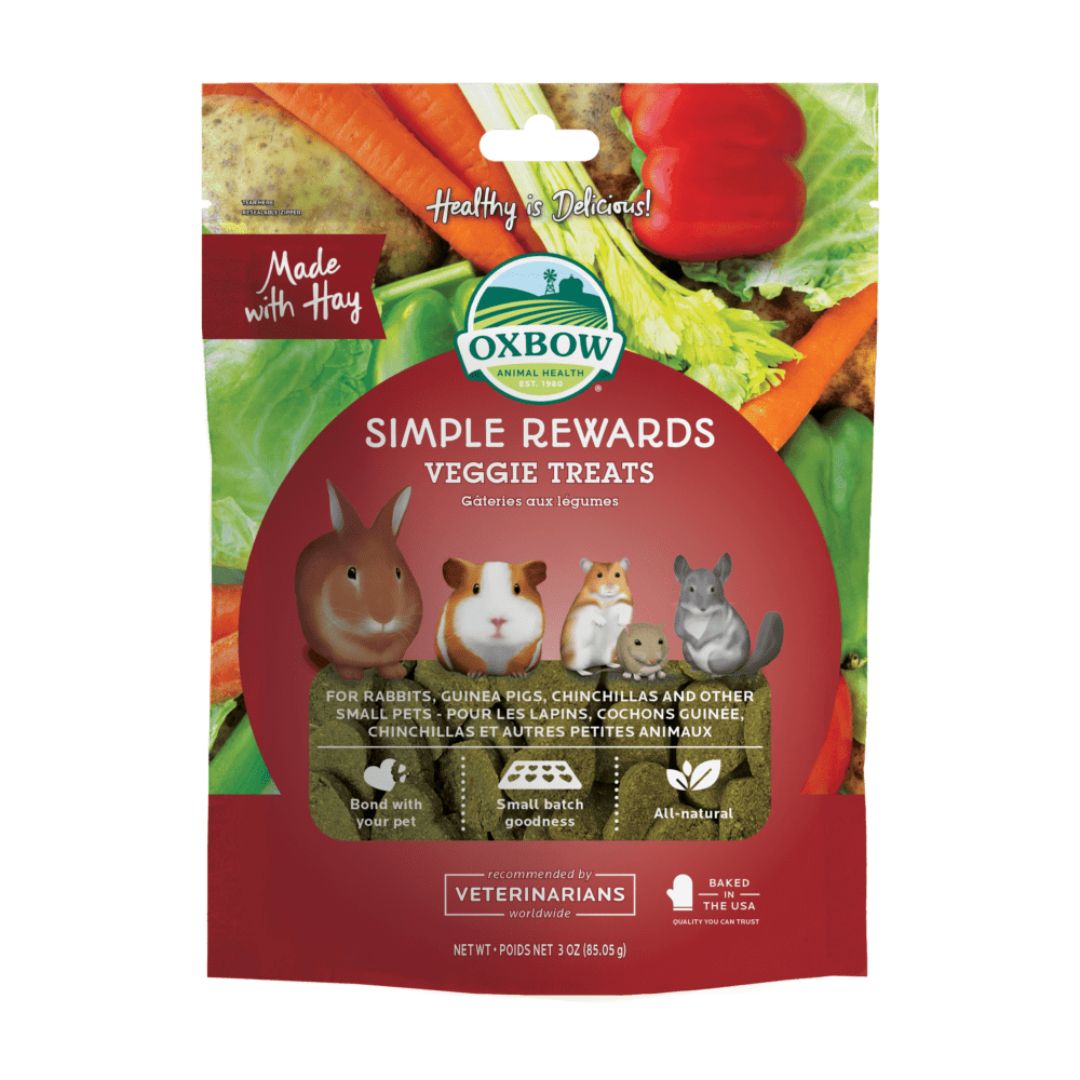 Oxbow Animal Health Simple Rewards Veggie Small Animal Treats 1ea/3 oz