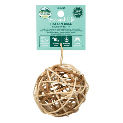 Oxbow Animal Health Enriched Life Rattan Ball Small Animal Toy 1ea/One Size