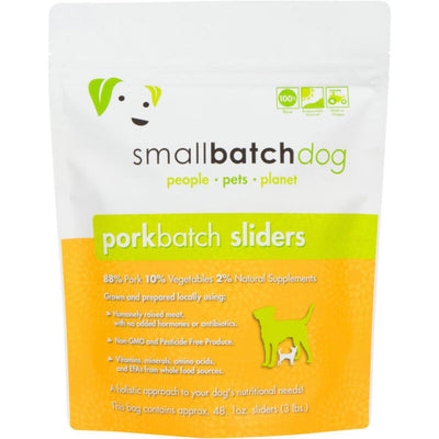 Smallbatch Dog Frozen Pork Sliders 3Lb