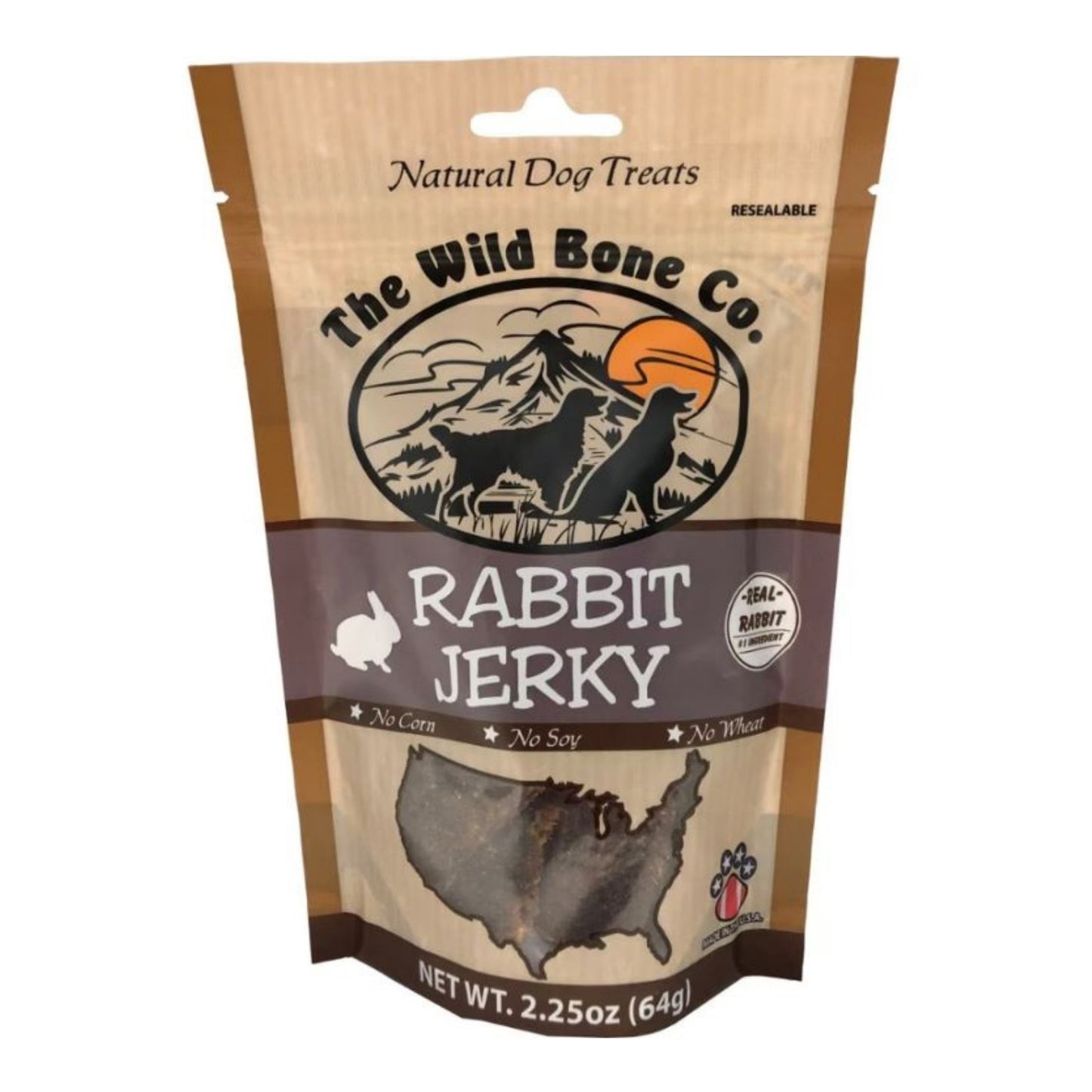 The Wild Bone Co. Natural Jerky Dog Treats Quail 2oz.