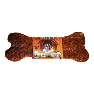 The Wild Bone Co. Jerky Style Dog Treats Display Rabbit 1oz.-24 Pc