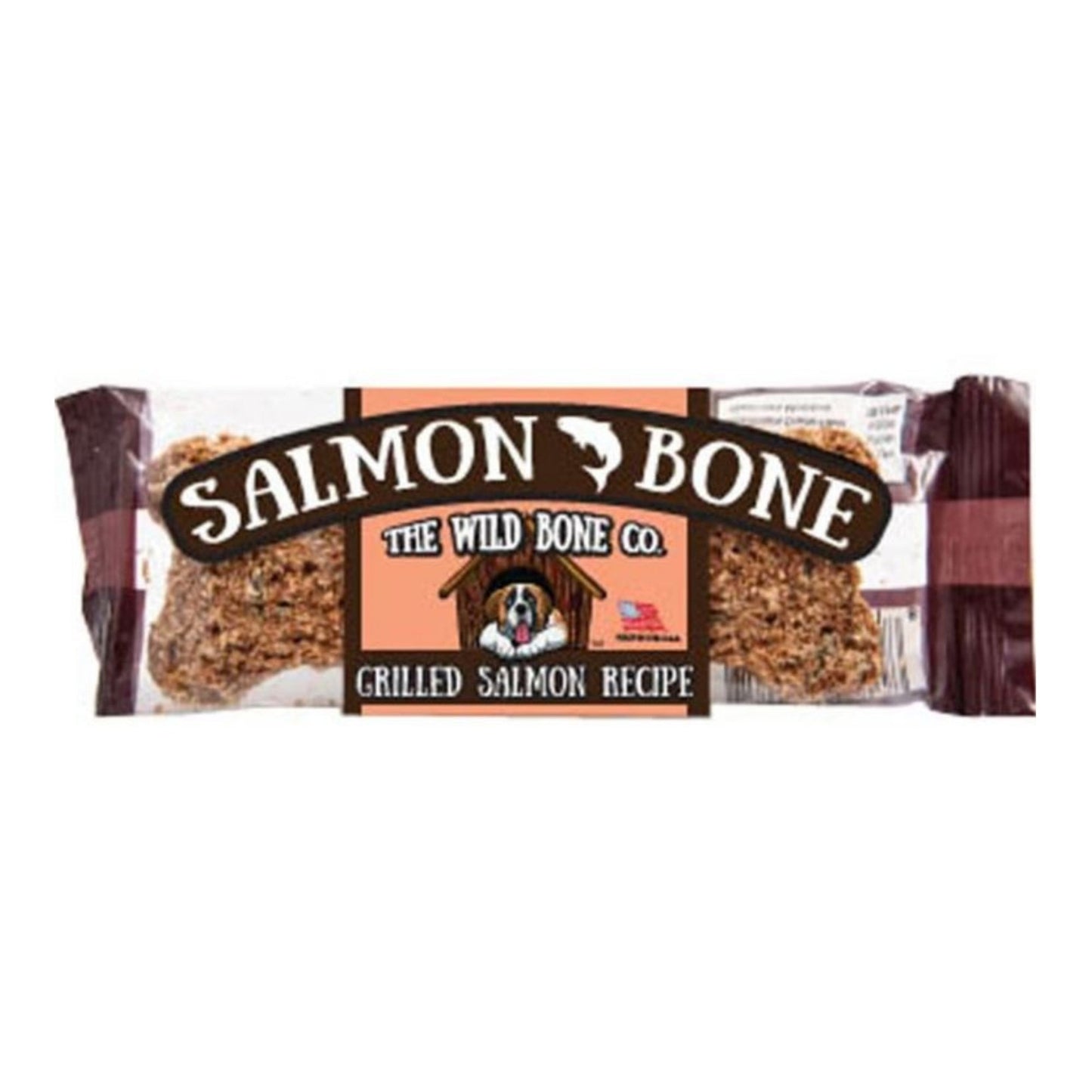 The Wild Bone Co. Jerky Style Dog Treats Display Salmon 1oz.-24 Pc