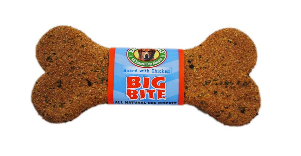 Natures Animals Big Bite All Natural Dog Biscuit Display Chicken 1ea/8 in, 24 ct