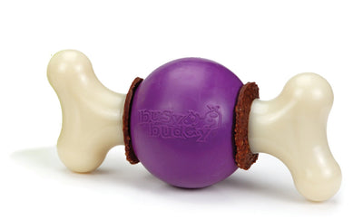Busy Buddy Bouncy Bone Dog Chew Multi-Color 1ea/MD/LG