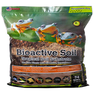 Galapagos Bioactive Tropical Soil Substrate Stand-Up Pouch 1ea/24 qt