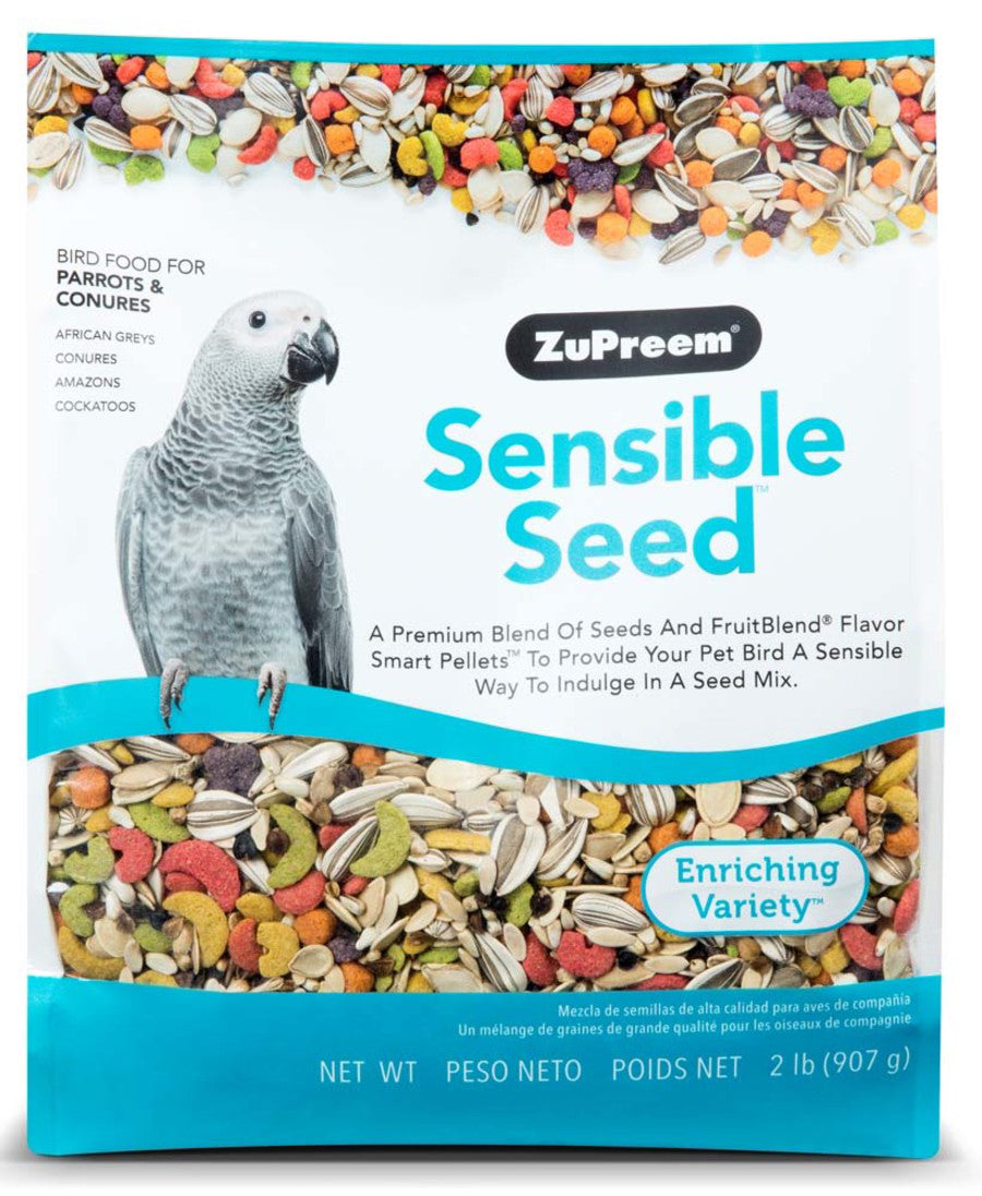 ZuPreem Sensible Seed Bird Food Parrots & Conures 1ea/2 lb
