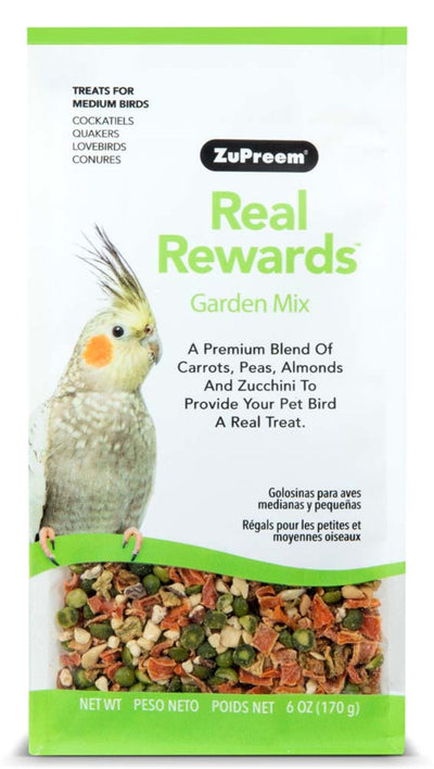 ZuPreem Real Rewards Garden Mix Bird Treats Medium Birds 1ea/6 oz
