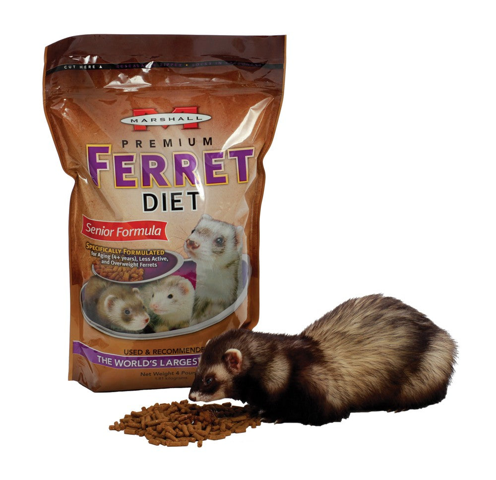 Marshall Pet Products Premium Ferret Diet Senior Formula Dry Food 1ea/4 lb