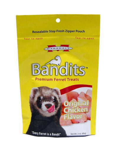 Marshall Pet Products Bandits Ferret Treat Original Chicken 1ea/3 oz