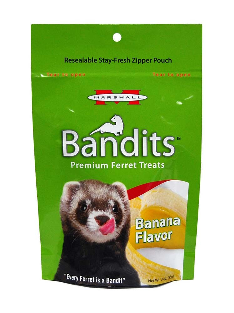 Marshall Pet Products Bandits Ferret Treat Banana 1ea/3 oz