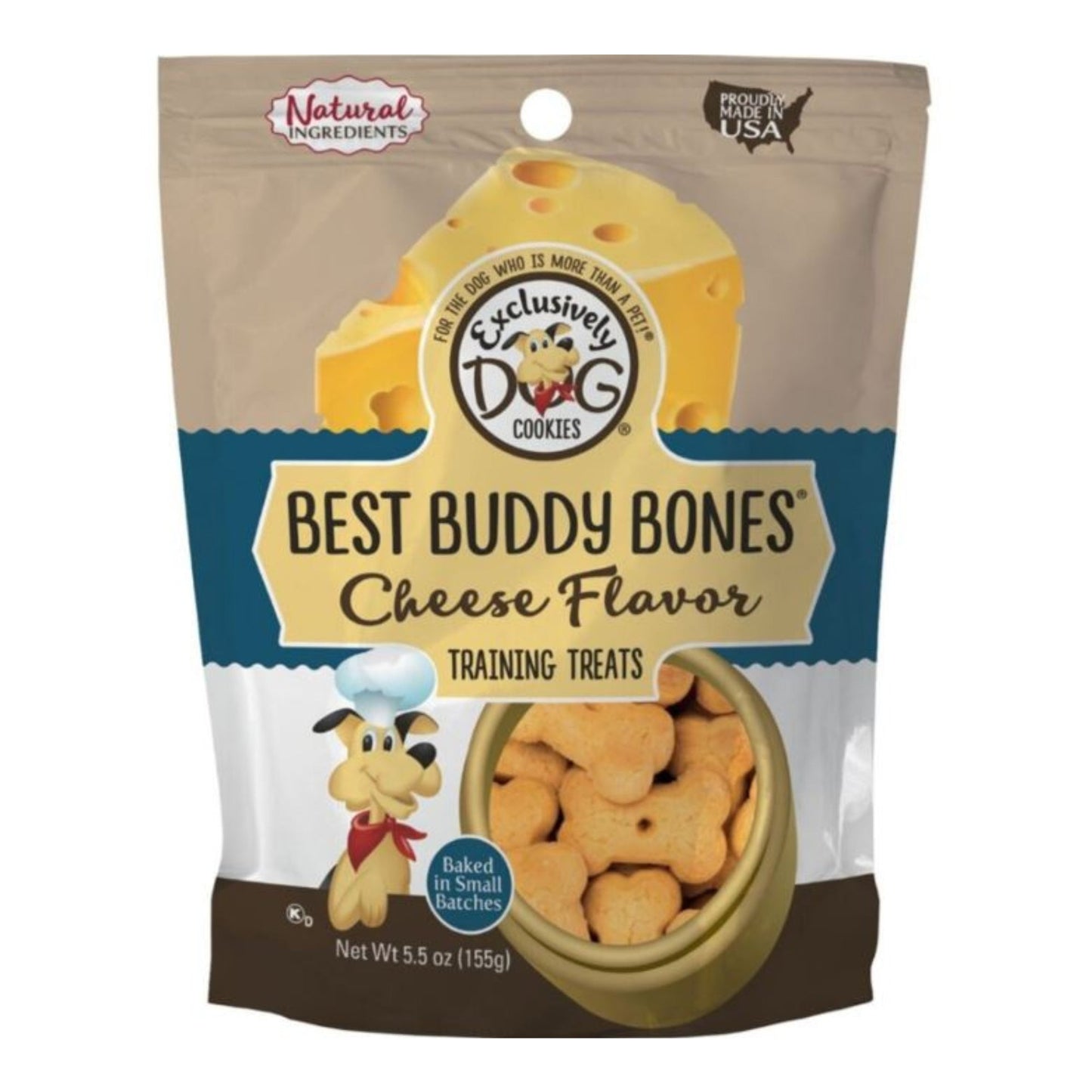 Exclusively Pet Best Buddy Bones Cheese 5.5oz.