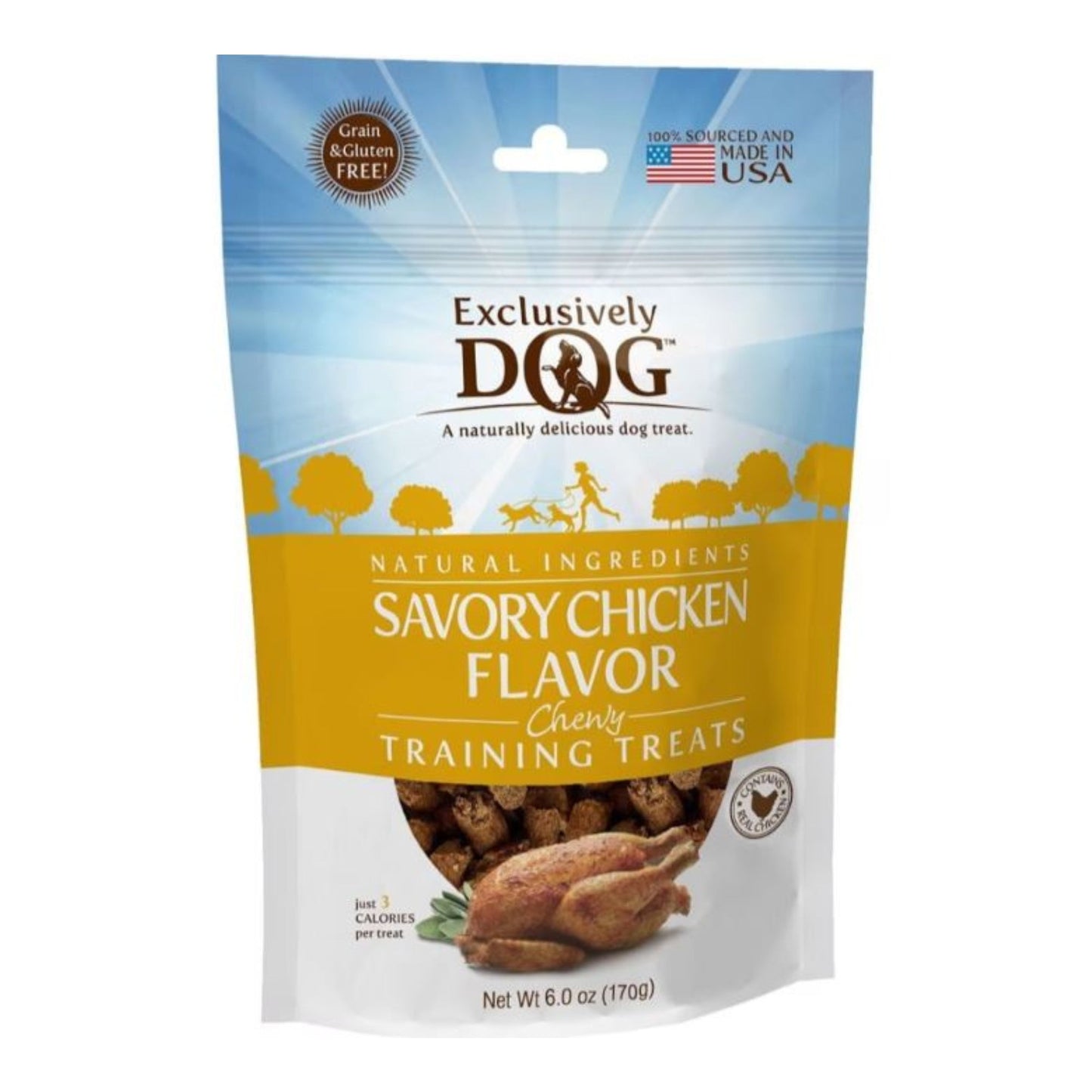 Exclusively Pet Training Treat Chicken 6oz.