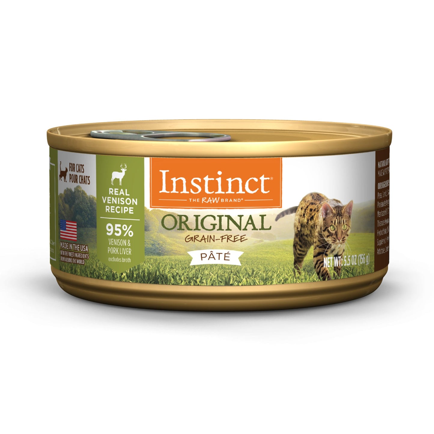 Natures Variety Instinct Can Cat Original Venison 5.5oz. (Case of 12)