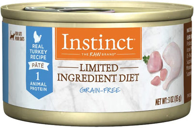 Natures Variety Instinct Can Cat Limited Ingredient Turkey 3oz. (Case of 24)