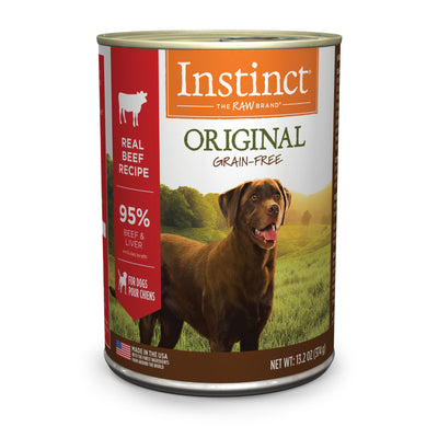 Natures Variety Instinct Dog Can Original Beef 13.2oz. (Case of 6)