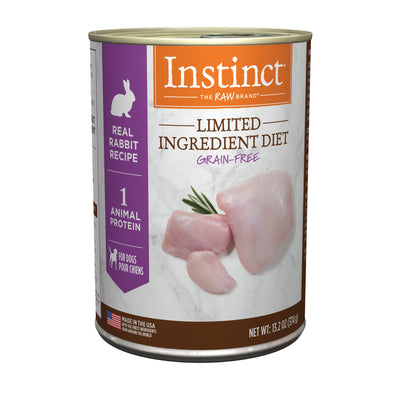 Natures Variety Instinct Dog Can Limited Ingredient Rabbit 13.2oz. (Case of 6)