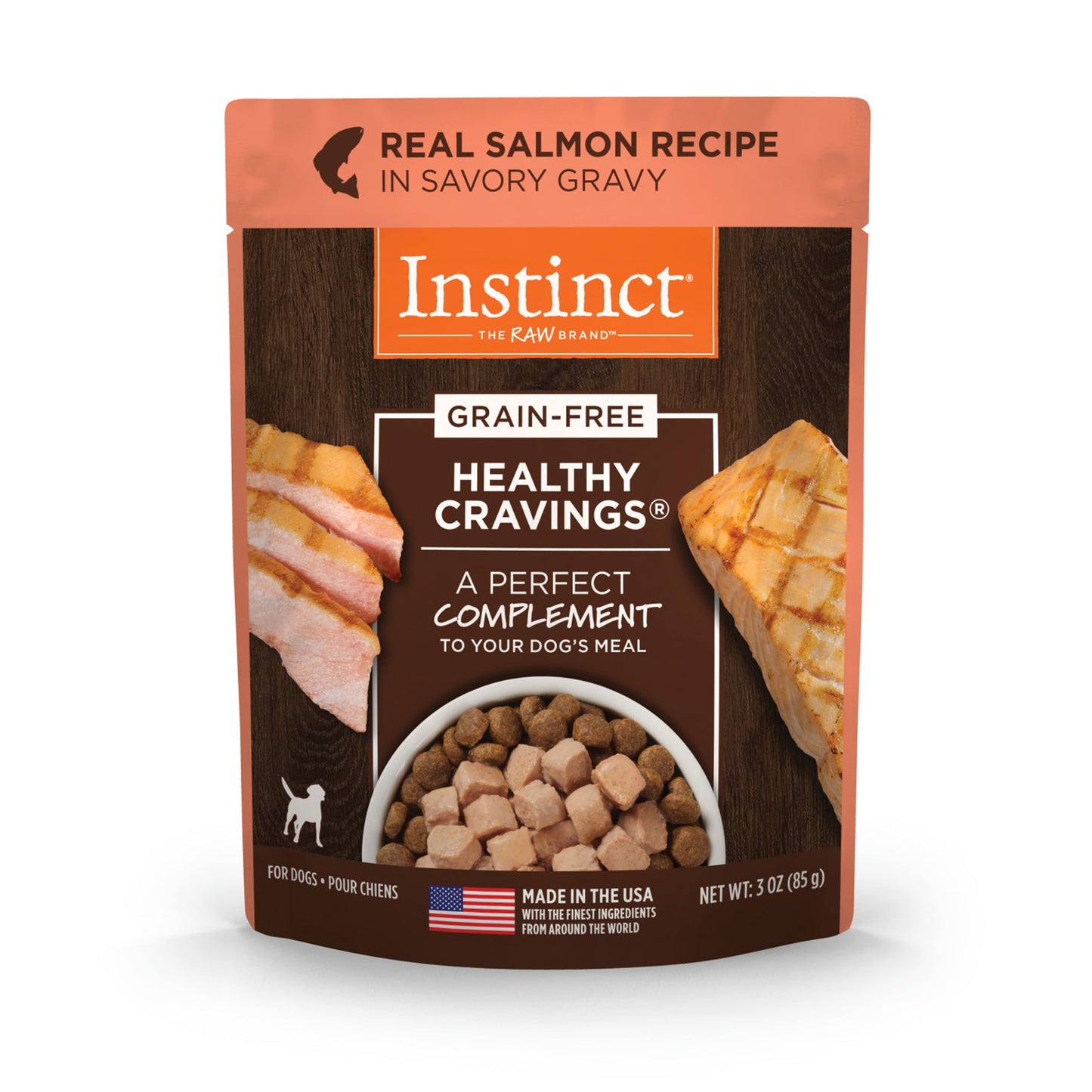 Natures Variety Instinct Pouch Healthy Cravings Salmon 3oz.(Case of 24)