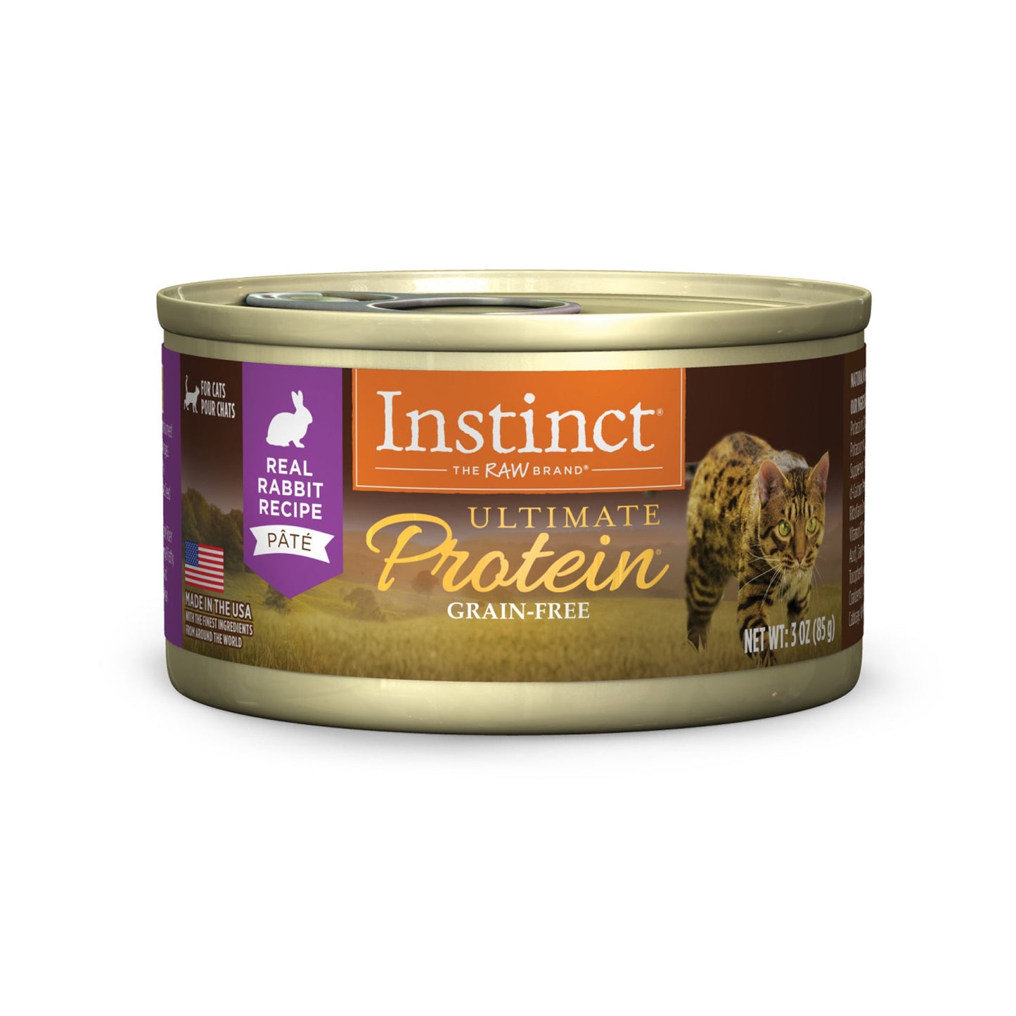 Natures Variety Instinct Can Cat Ultimate Protein Rabbit 3oz. (Case of 24)