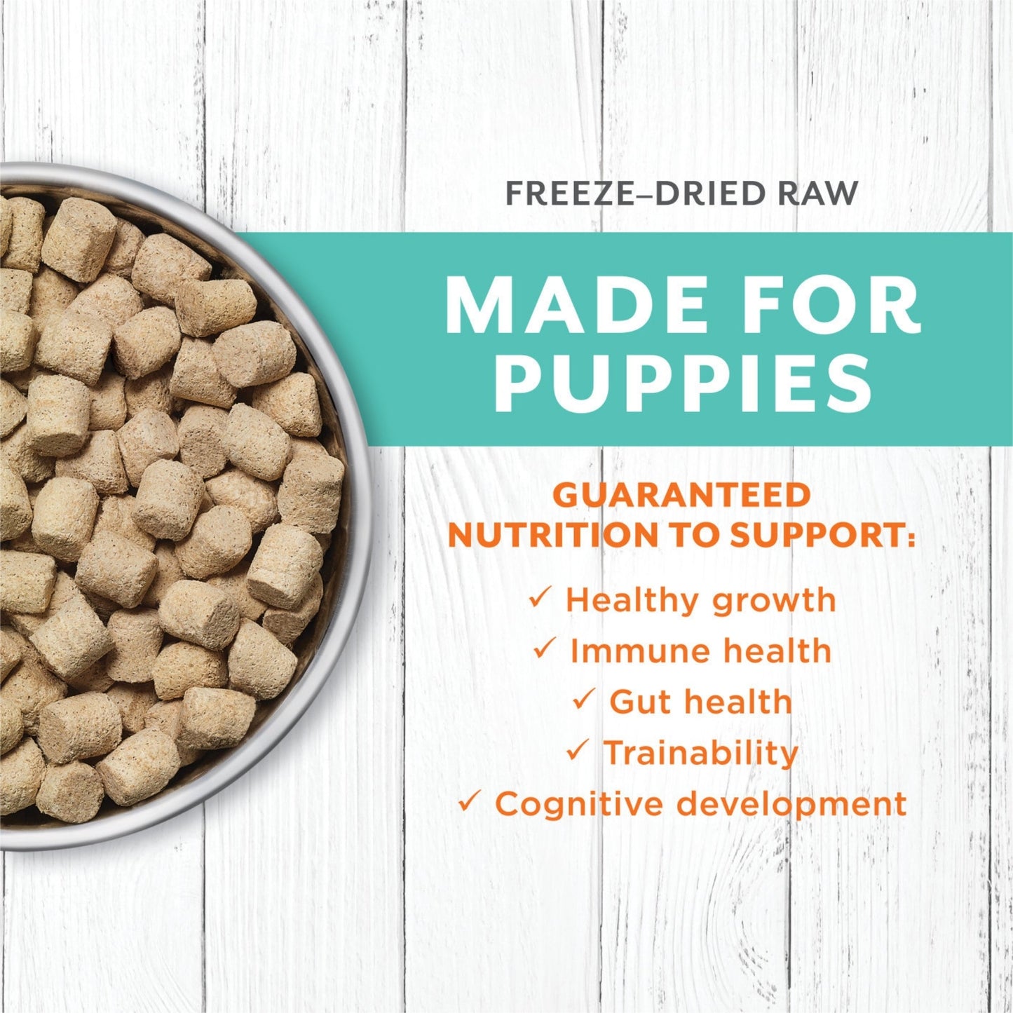 Natures Variety Raw Longevity Dog Freeze-dried 16oz. Puppy Chicken Bites