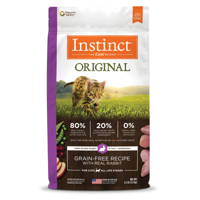 Natures Variety Instinct Cat Original Rabbit 4.5Lb  Grainfree