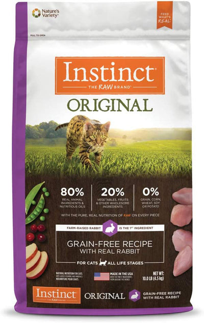 Natures Variety Instinct Cat Original Rabbit 10Lb  Grainfree