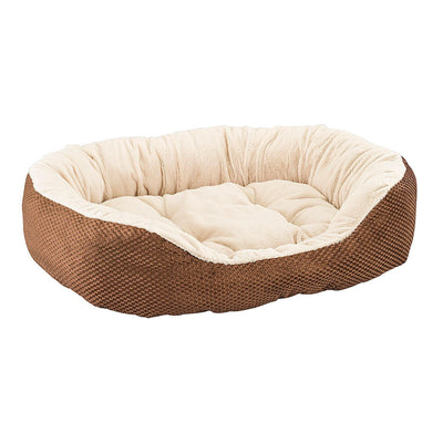 Ethical Pet Sleep Zone Checkerboard Napper 31" Chocolate