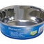 OurPets Rubber-Bonded Premium Stainless Steel Dog Bowl Silver 1ea